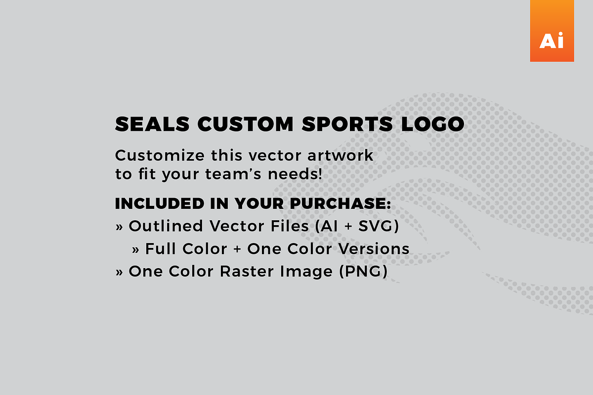 Seals | Custom Sports Logo, a Branding & Logo Template by Doug Houvener (Photo 2 of 2)