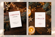 Holiday Christmas Card Mockup Bundle, an Advertising Mockup by Serenefeeling (Thumbnail 4 of 11)