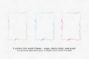 15 Cute Watercolor Frames + Borders, an Object Graphic by Design by Laney (Thumbnail 4 of 17)