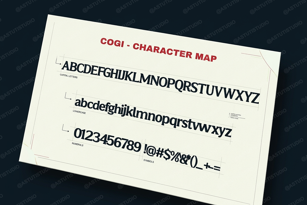 Cogi - A Refined Modern Serif Typefa, a Serif Font by Astuti Studio (Photo 2 of 23)
