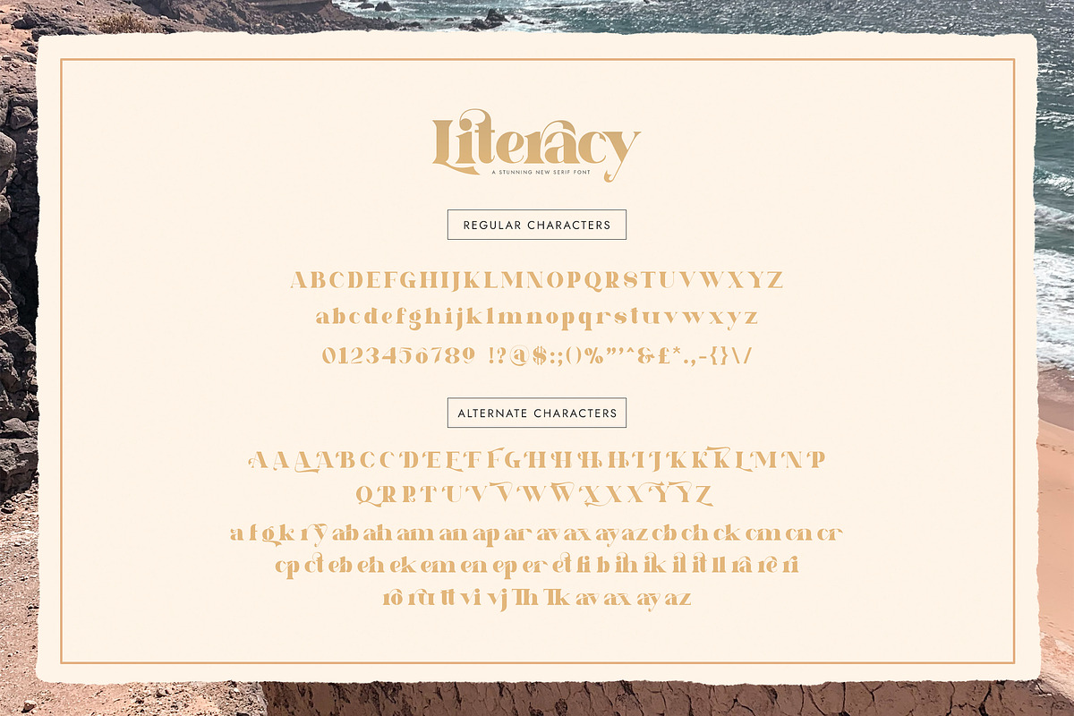 Literacy Serif Font, a Serif Font by Salt & Pepper Designs (Photo 9 of 11)