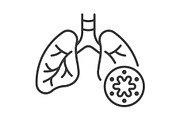Asthma line icon set, an Outline Icon by ElineDesign (Thumbnail 3 of 3)