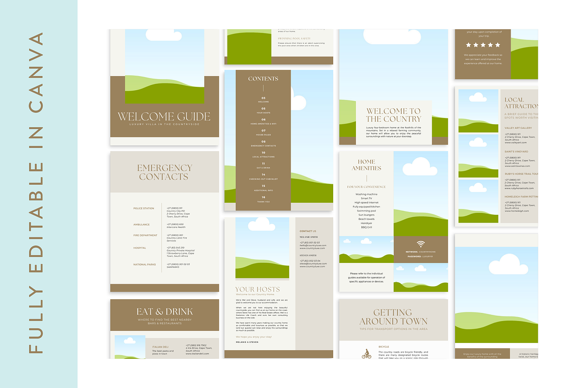 Luxury Airbnb Welcome Guide, a Marketing Template by Verte Studio (Photo 3 of 10)