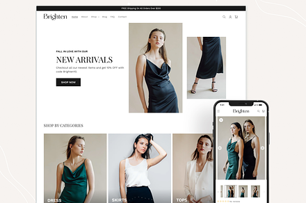 Brighten - Fashion Shopify Theme, a Shopify Template by InspiredTheme