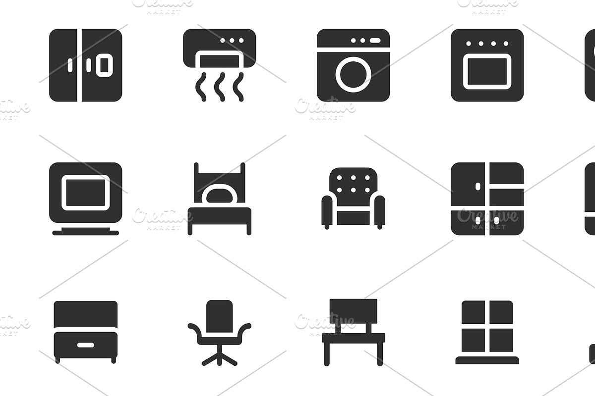 300 Glyph Essential Icons, a Solid Icon by alexdndz (Photo 10 of 21)