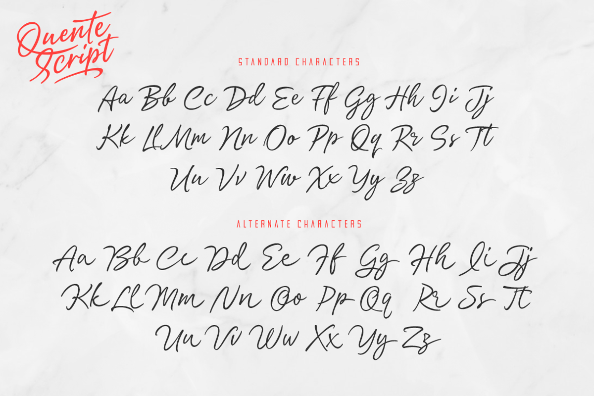 Quente & Tamigos  - Script Sans Font, a Script Font by dexsarharryfonts (Photo 9 of 13)