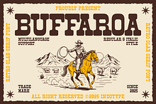 Buffaroa - Slab Serif Typeface