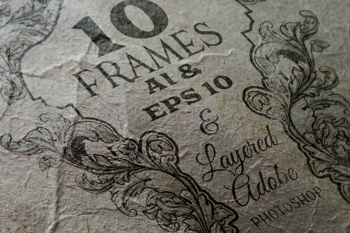 10 Frames Vol.5 - Vintage Ornament preview 3