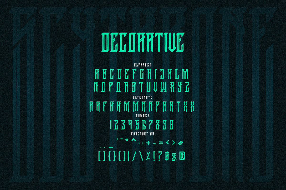 GRVS Scythrone Font, a Font by GRVS Studio (Photo 5 of 5)