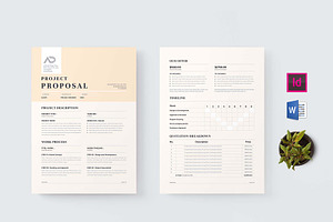 Proposal | MS Word & Indesign, a Stationery Template by design_hut