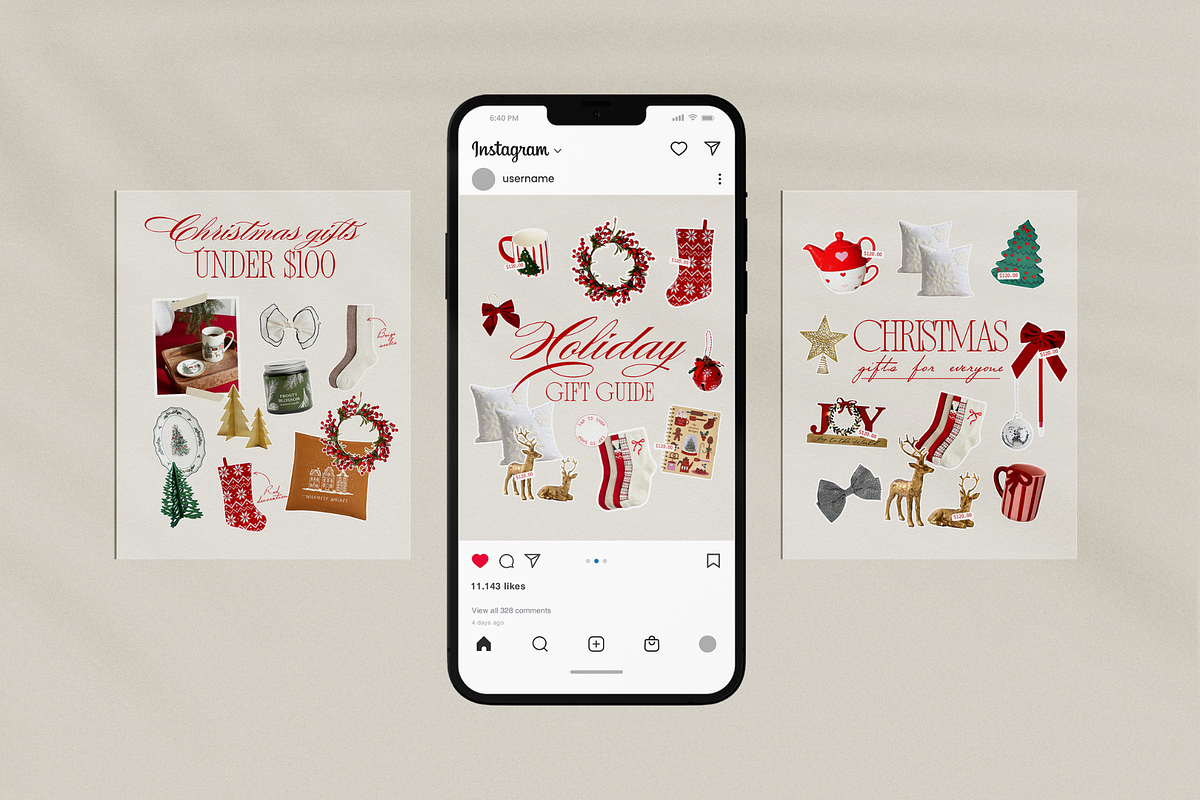 40 Christmas LTK Canva Template, a Social Media Template by Amaré Creative (Photo 4 of 7)