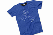50 Hand Drawn Unicorn T-shirt Design, an Illustration by Character (Thumbnail 13 of 14)