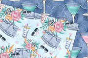 Poolside Digital Papers, a Pattern Graphic by Phantasia Design (Thumbnail 5 of 7)