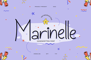 Marinelle Flowing Handwritten Font