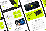 Modern Fintech Bank Landing Page, a Landing Page Template by Dirtytemp Studio (Thumbnail 3 of 6)