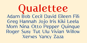 Qualettee, a Sans Serif Font by Ingrimayne Type (Thumbnail 4 of 8)