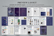 Annual Report Template Canva, a Brochure Template by Oshin Design (Thumbnail 2 of 7)