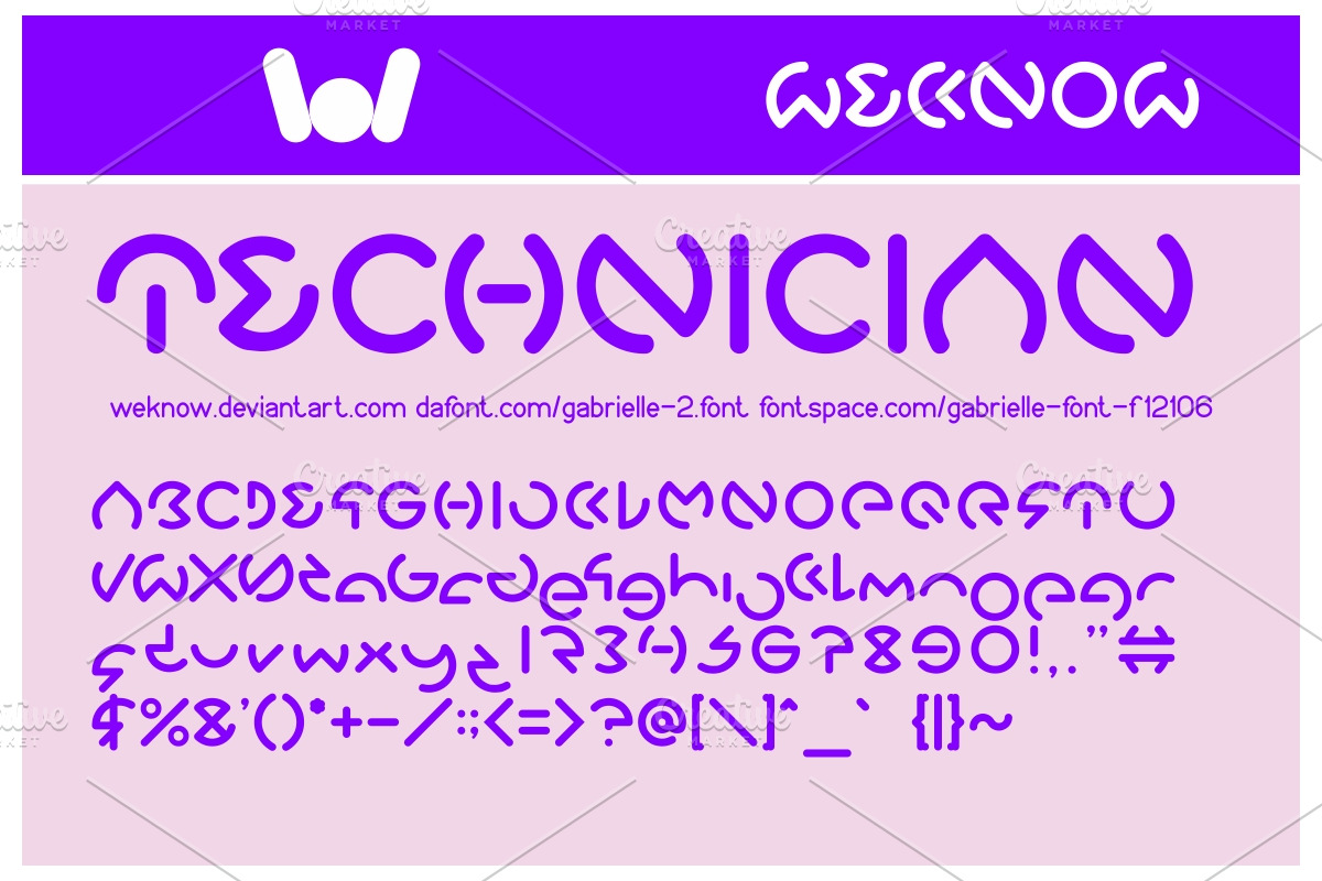 Gabrielle font preview 4