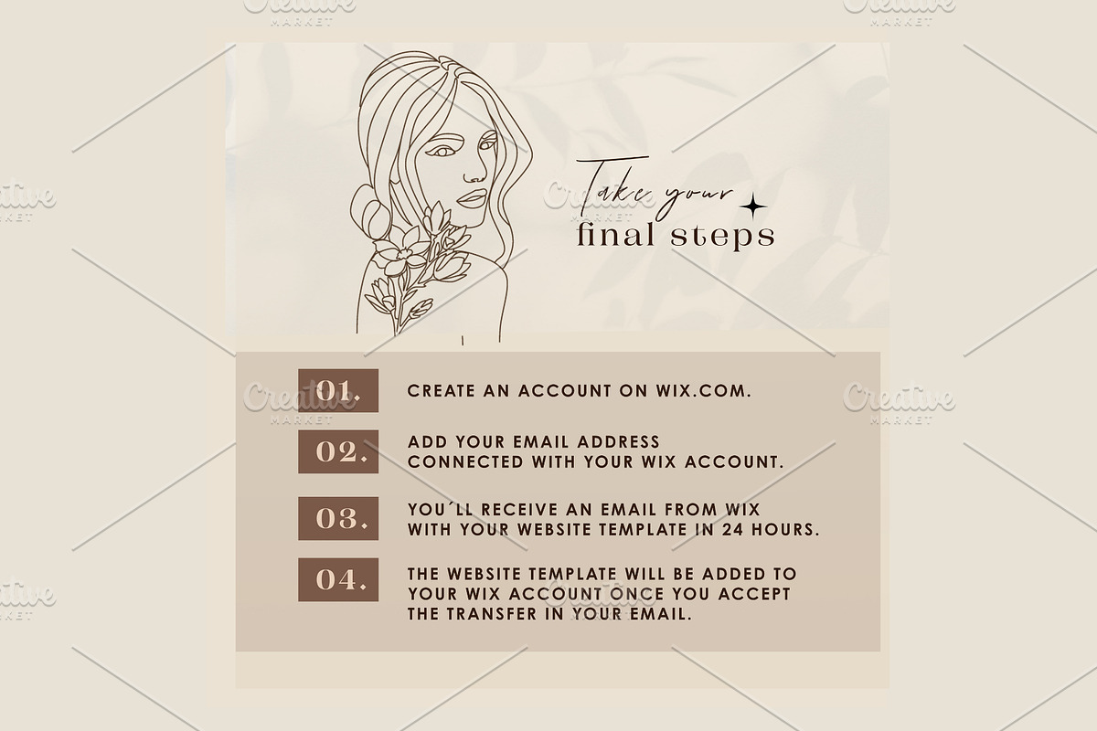 Wix Website Template Coach, Blogger, a Wix Template by Lovely.Dizajnera (Photo 7 of 7)