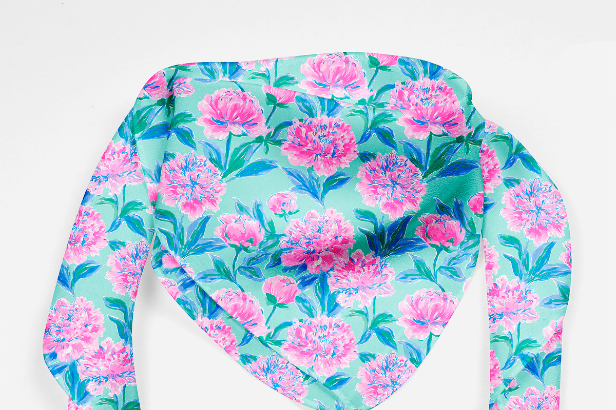 Seamless Preppy Floral Patterns, a Pattern Graphic by The Preppy Artist (Photo 7 of 11)