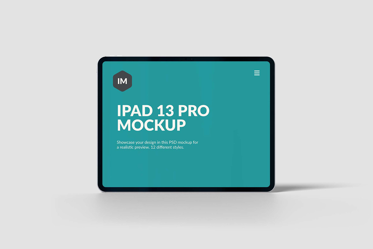 Ipad 13 Pro Mockup, an iPad Mockup by graphiccrew (Photo 8 of 13)