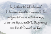 Watercolour | Script Font, a Handwritten Font by Scratchones (Thumbnail 6 of 9)