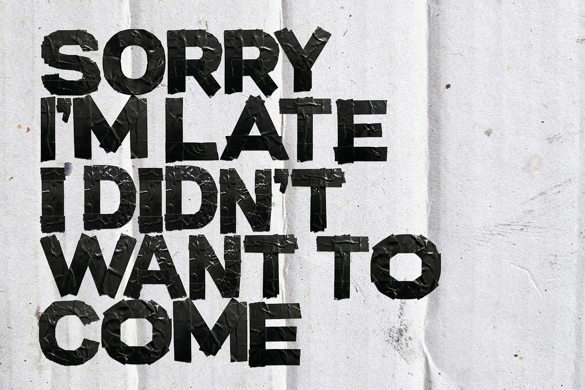 Black Tape - Grunge Bitmap Font, a Sans Serif Font by AndrewPixelType (Photo 4 of 7)