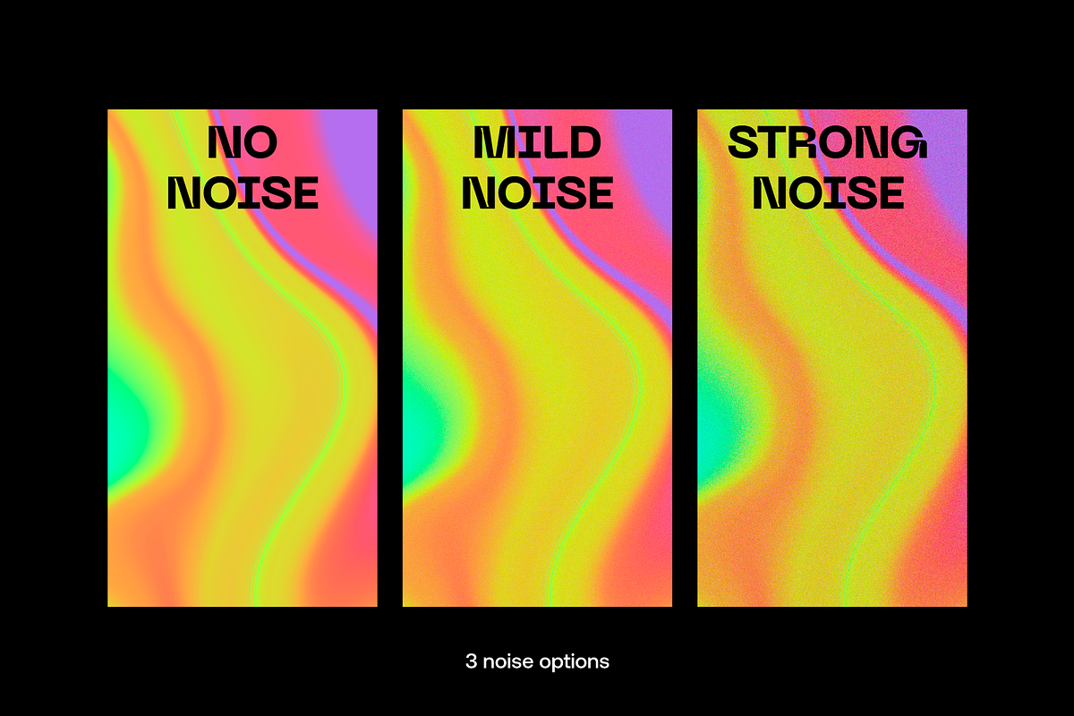 Fluid retro-futuristic gradients set, a Texture Graphic by Katedsgn (Photo 3 of 10)