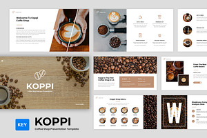 Koppi - Coffee Shop Keynote Template