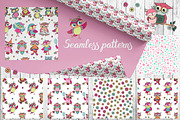Cute owls, an Object Graphic by Maya Ivart (Thumbnail 4 of 12)
