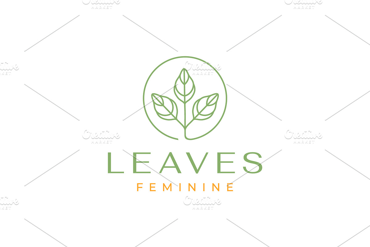 leaves group team community logo, a Branding & Logo Template by devastd