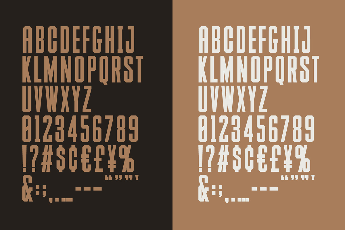 False Alarm Typeface, a Font by Yeahright Type (Photo 5 of 5)