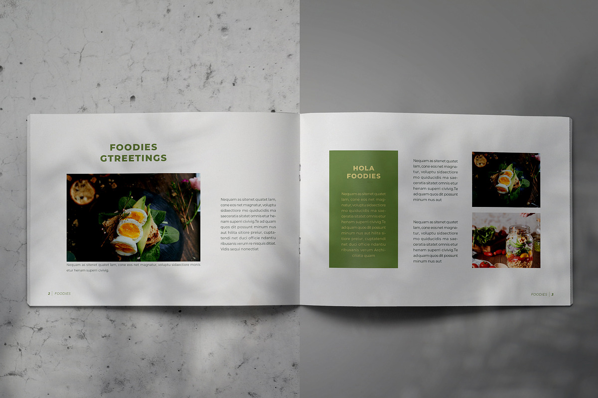 FOODIES Lookbook Brochure Template, a Brochure Template by Indotitas (Photo 2 of 9)