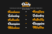 Oh Chewy - Sweet & Bold Script Font, a Script Font by Motokiwo (Thumbnail 3 of 8)