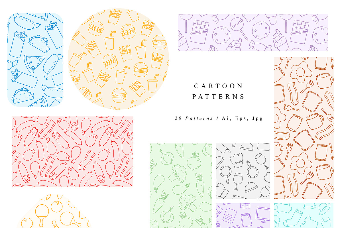 1805 Patterns Bundle, a Pattern Graphic by Julia Dreams (Photo 15 of 25)