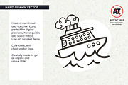 Travel Icons – 40 Hand‑Drawn Icons, an Outline Icon by insemar (Thumbnail 2 of 4)