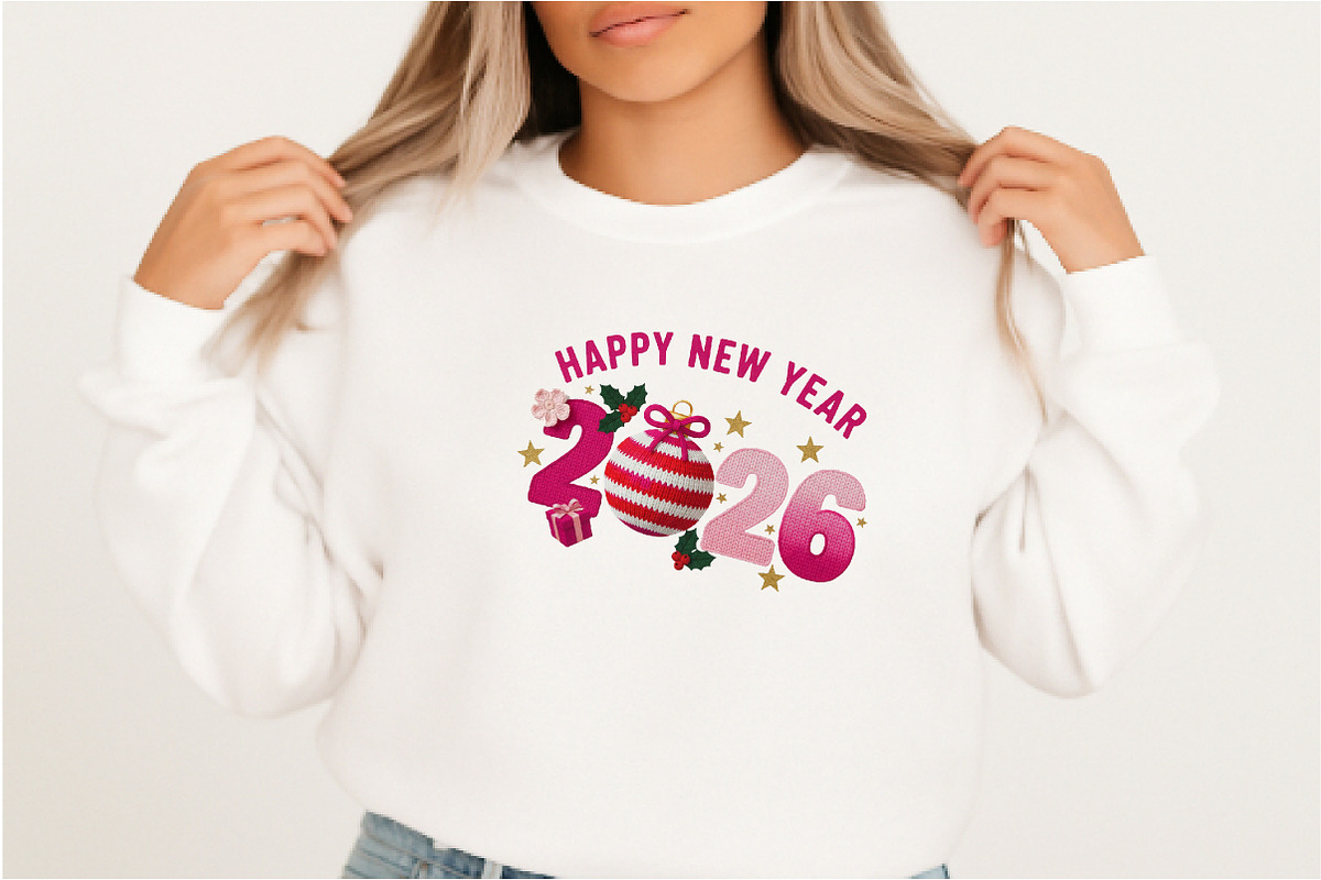 Happy New Year 2026 PNG, Christmas, an Illustration by DreamArtGraphic (Photo 4 of 6)