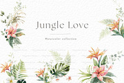 Jungle floral clipart, a Decorative Illustration by heyiamalice (Thumbnail 3 of 10)