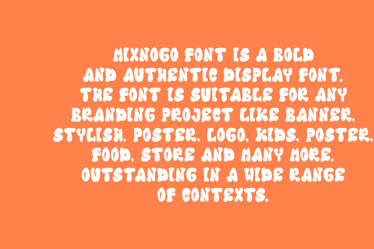 Mixnogo - Playful Font, a Handwritten Font by QR Design Studio (Photo 5 of 7)