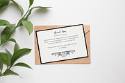 Floral Funeral Thank you card, a Card Template by SmmrDesign (Thumbnail 4 of 4)