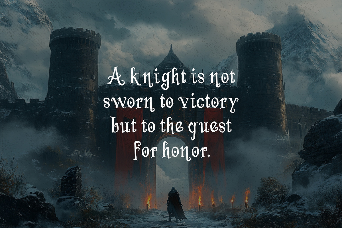Arkana - Fantasy Typeface, a Blackletter Font by HipFonts (Photo 3 of 8)