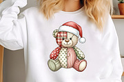 Patchwork Teddy Bear PNG, an Illustration by SinaCreation (Thumbnail 4 of 7)
