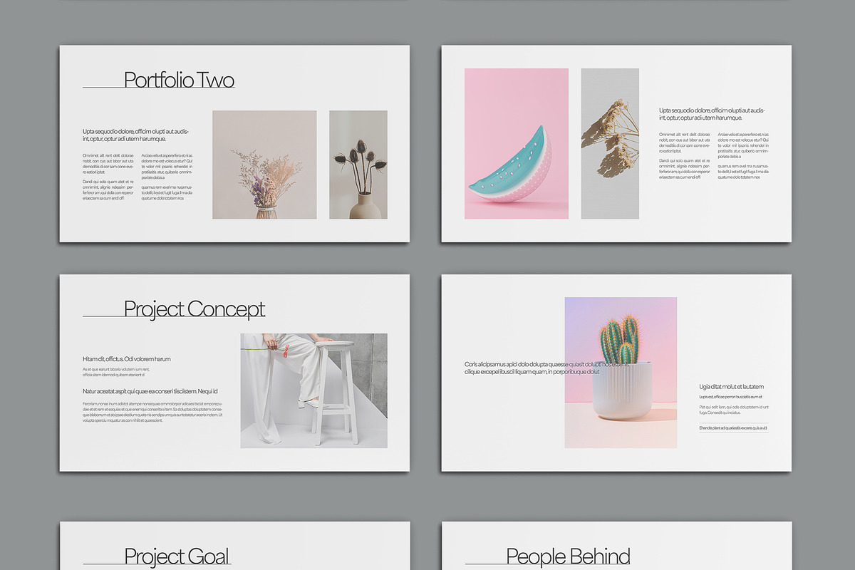 Elegant Minimalist Portfolio, a Presentation Template by ClickPaint_Studio (Photo 3 of 5)
