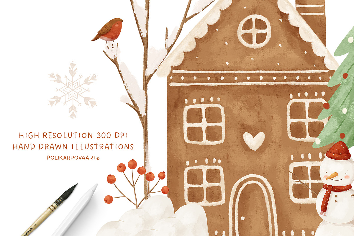 Magical Christmas - kids collections, a Seasonal Illustration by polikarpovaart (Photo 2 of 20)
