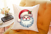 Cute Santa Face Clipart, an Illustration by designcity5 (Thumbnail 5 of 5)
