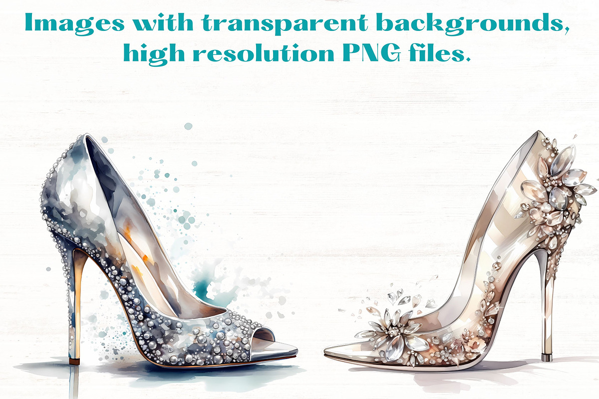 Wedding Shoes clipart x8, an Object Illustration by Mermaids Cove (Photo 5 of 8)