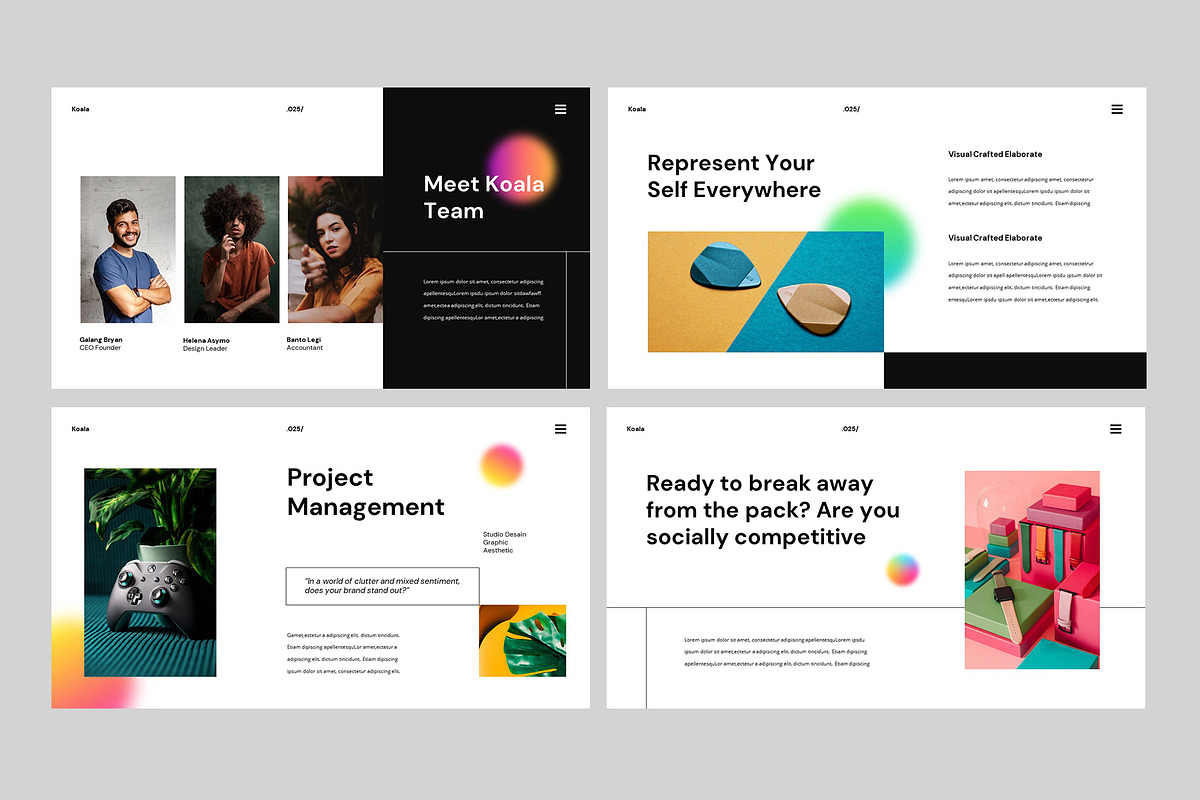 KOALA - Business Powerpoint Template, a Presentation Template by rgbryand