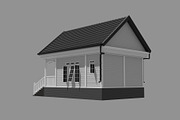 House Building - Type 1, an Architecture 3D Model by mrfauzi (Thumbnail 3 of 22)
