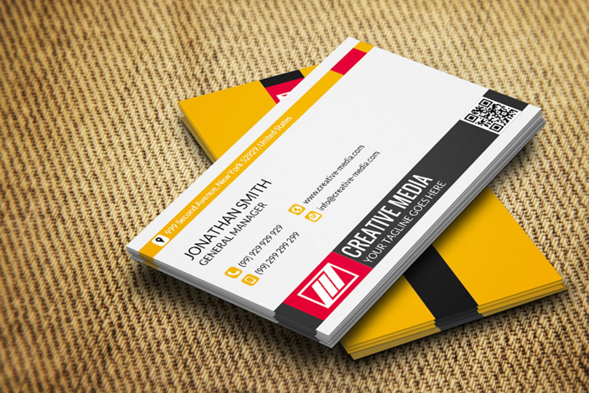 Corporate Business Card CM066, a Business Card Template by annozio (Photo 3 of 4)