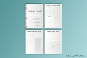 Household Planner A5 Printable